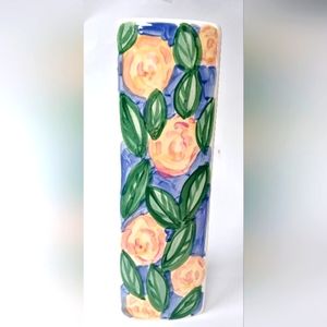 John Bergen Studio ROSES vase, vintage, rare find